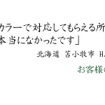 お客様の声タイトル